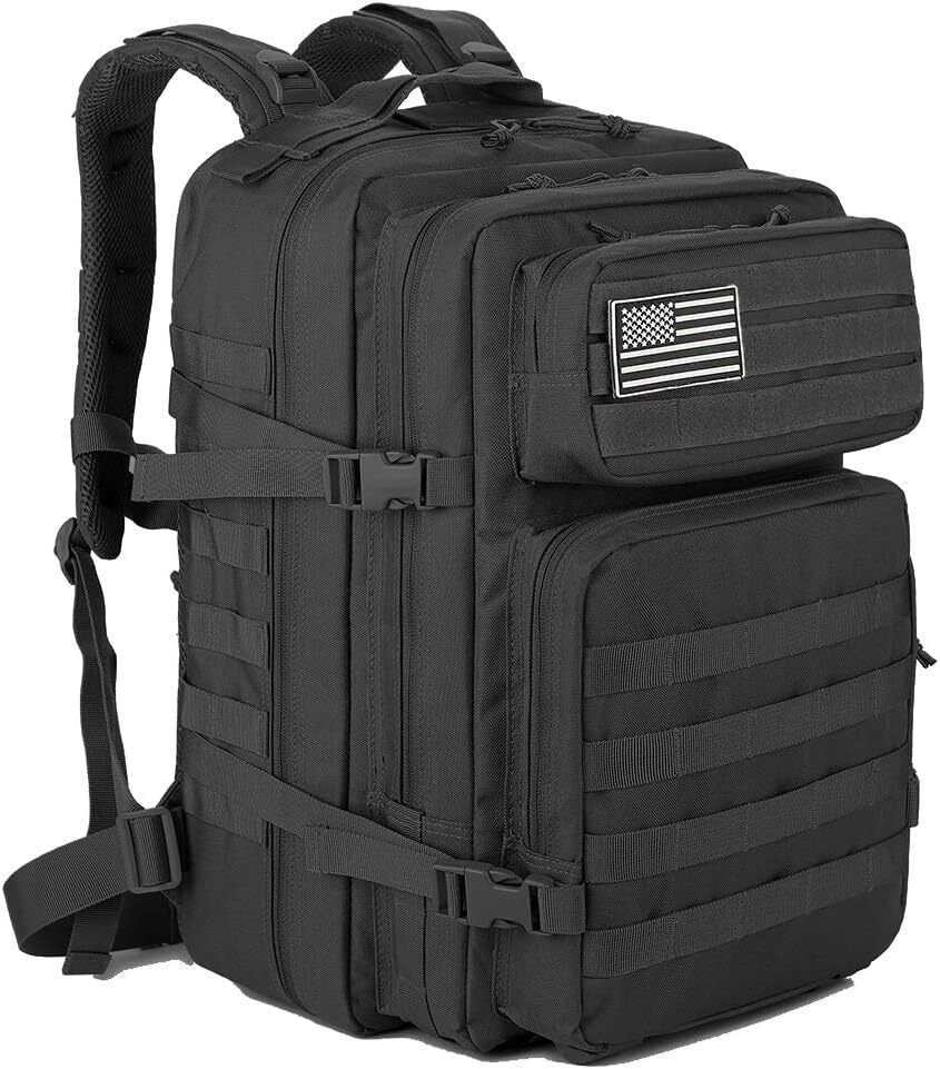 Large Assualt Backpack - Black