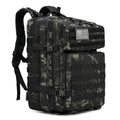 Large Assault Backpack - Black Camouflage