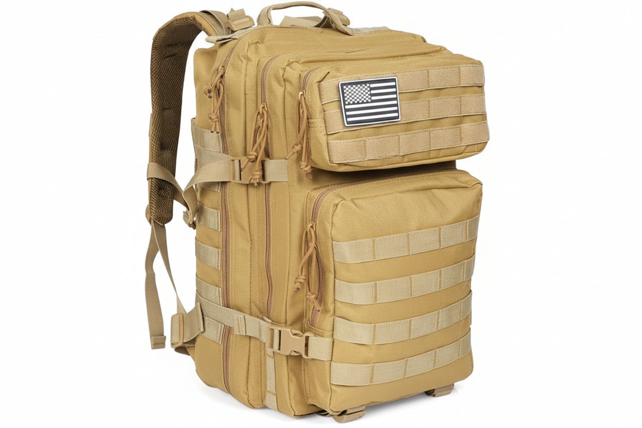 Large Assault Backpack - Coyote Tan