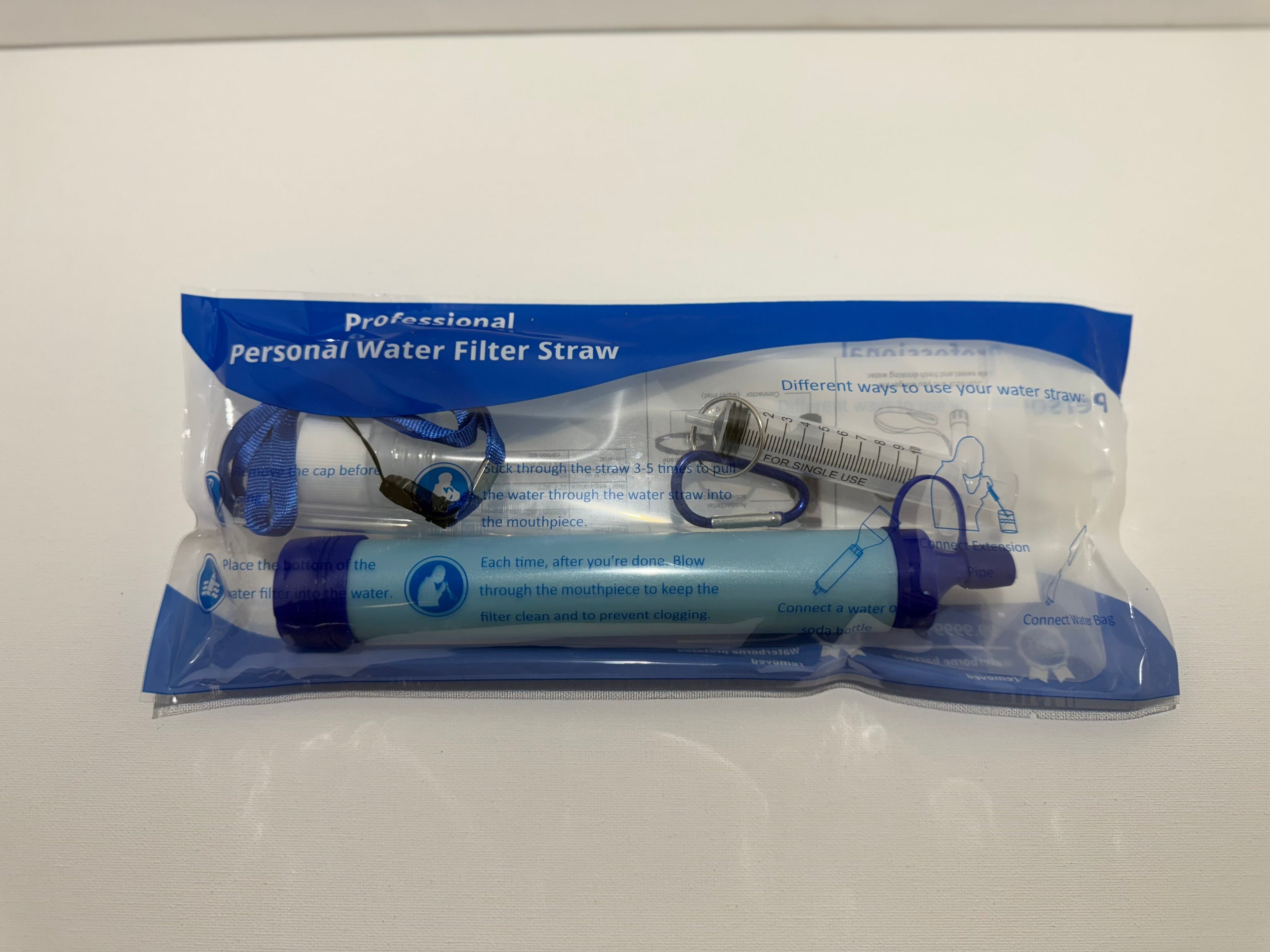 Portable Outdoor Water Filter Straw