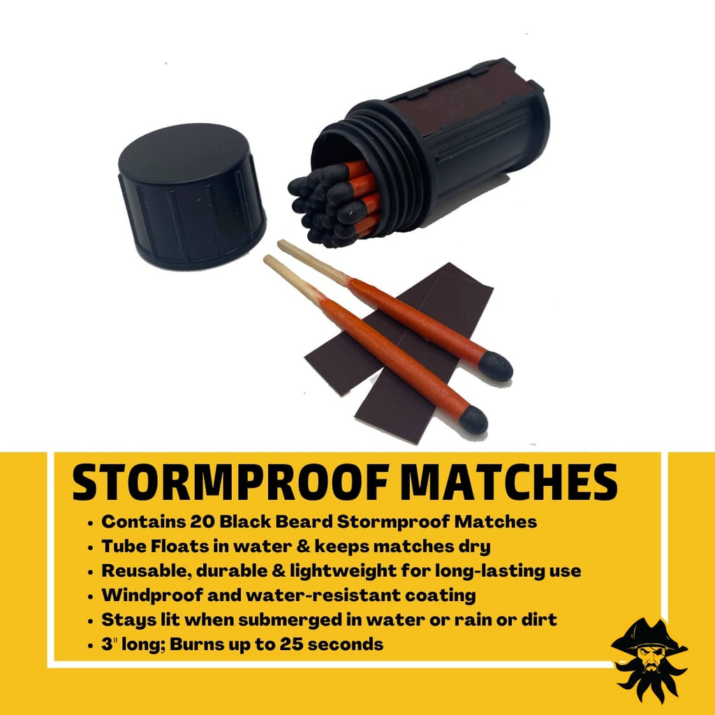 Black Beard Storm Proof Matches